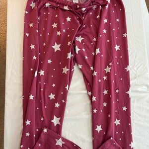 Women's Starry Pajama Pants - Pink